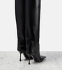 Black Cycas 95 Leather Knee-High Boots