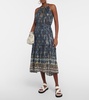 Kabelino printed cotton midi dress