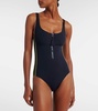 Tribune zip-up swimsuit