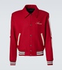 Bones wool-blend varsity jacket