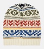 Bernina jacquard cashmere beanie