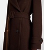 Belted wool coat