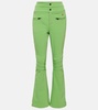 Aurora high-rise flared ski pants