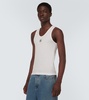 Anagram cotton-blend jersey tank top