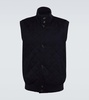 Carry reversible cashmere vest