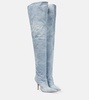 Gia 33 denim over-the-knee boots