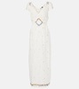 Carey embroidered maxi dress