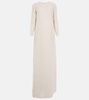 Stefos wool and silk gown