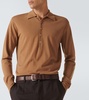 Wool polo shirt