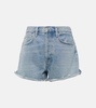 Marlow mid-rise denim shorts