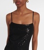 Alias sequined georgette maxi dress