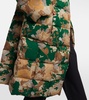 Floral quilted coat