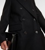 Edmont double-breasted wool-blend coat