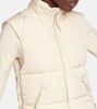 Oversized down-filled puffer vest