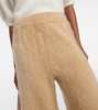 Ellery brushed cashmere flared pants 