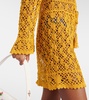 Bianca crochet cotton minidress