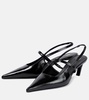 The Sharp leather slingback pumps