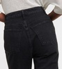 Danielle high-rise straight jeans