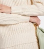 Ribbed-knit silk sweater