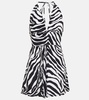 Irena zebra-print jumpsuit