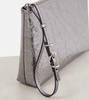 Voyou metallic leather pouch