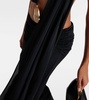 Embellished jersey maxi dress