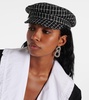 Embellished newsboy cap