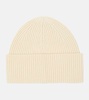 Wool and cashmere beanie