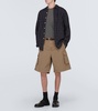 Mount herringbone cotton cargo shorts