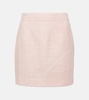 Boucle tweed miniskirt