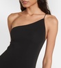 Elinor one-shoulder jersey gown