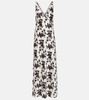 Hamina floral silk charmeuse maxi dress