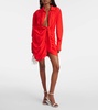 La Robe Bahia draped shirt dress