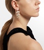 Jardin de Rêve 14kt gold earrings with diamonds and pearls