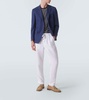 Linen straight pants