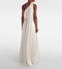 Bridal Pamela draped silk satin gown