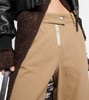 Potinal belted cotton cargo pants