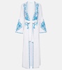 Romilly cotton and linen kaftan