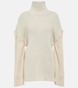 Dua rib-knit cotton and cashmere sweater