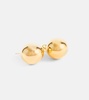 Drop gold-plated sterling silver earrings