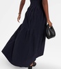 Square-neck maxi dress