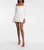 Grant crepe minidress