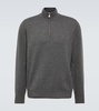 Cashmere half-zip sweater