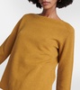 Cashmere and wool-blend sweater