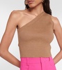 La Maille Ascu linen-blend crop top