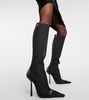 Oxalis mesh knee-high boots