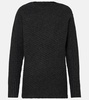 Twisted rib-knit wool sweater 