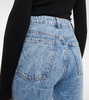 Danielle high-rise straight jeans