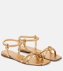 Juno 05 metallic leather sandals