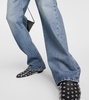 Fido high-rise wide-leg jeans